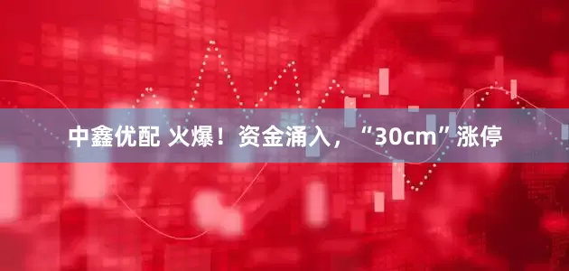 中鑫优配 火爆！资金涌入，“30cm”涨停