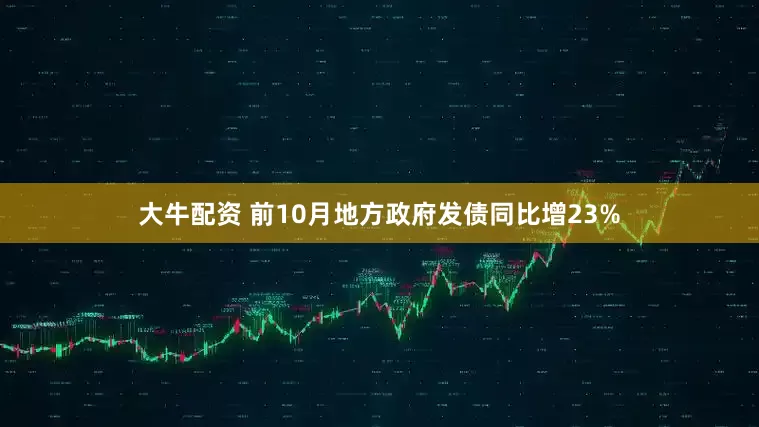 大牛配资 前10月地方政府发债同比增23%